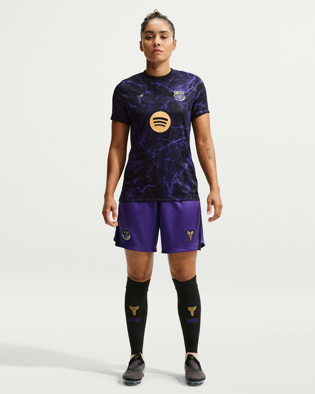 FC Barcelona Away Women's Kobe Dri-FIT Soccer Pre-Match Top