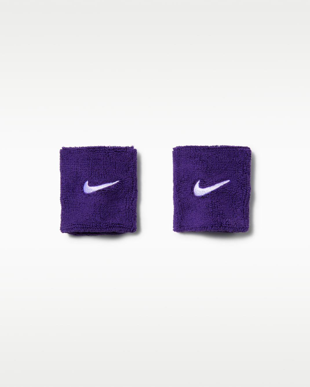 Muñequeras (2 unidades) Nike Swoosh Classic - Morado cancha/Blanco