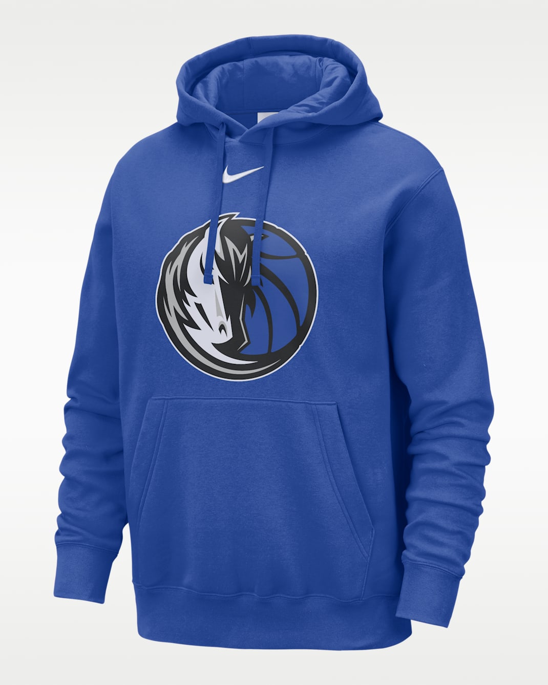 Dallas Mavericks Club Men's Nike NBA Pullover Hoodie - Game Royal/White