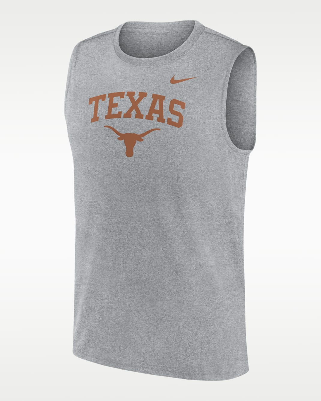 Texas Primetime Arch Legend Men's Nike Dri-FIT College Muscle Tank Top - Grey