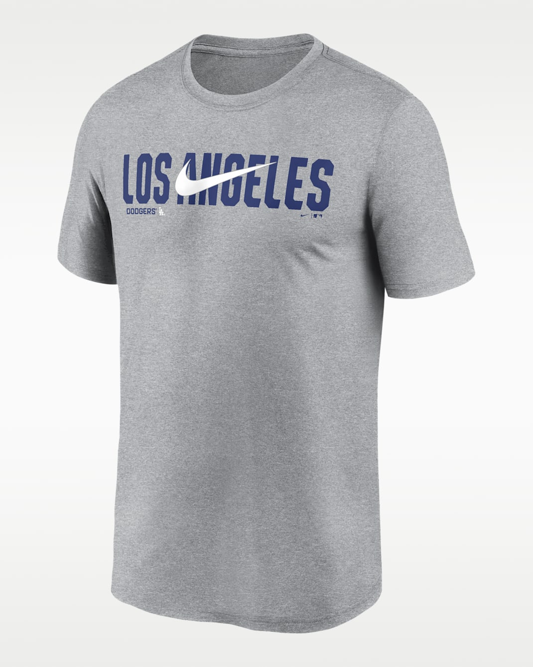 Los Angeles Dodgers Swoosh Legend Men's Nike Dri-FIT MLB T-Shirt - Grey Heather