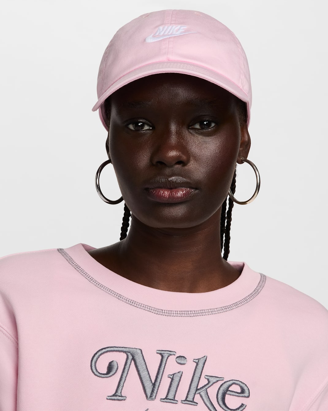 Nike Club Unstructured Futura Wash Cap - Pink Foam/White