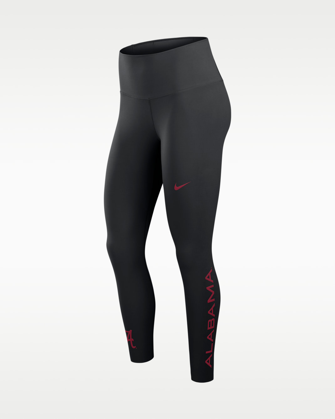 Leggings universitarios de tiro alto de 7/8 Nike Dri-FIT para mujer Alabama Zenvy - Negro