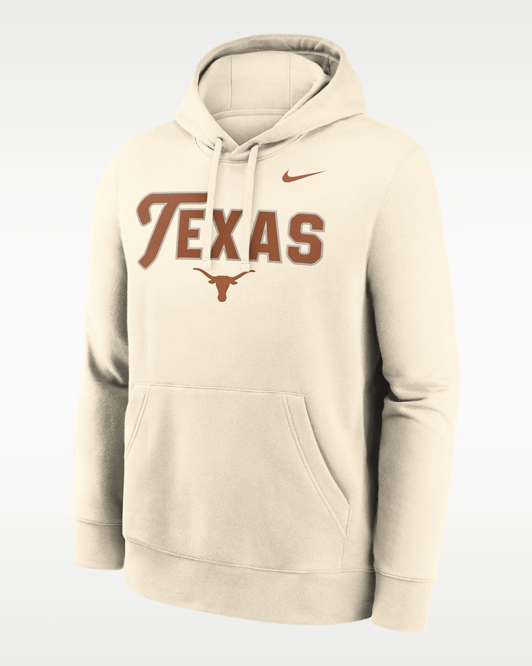 Texas Primetime Club Men's Nike College Pullover Hoodie - Natural
