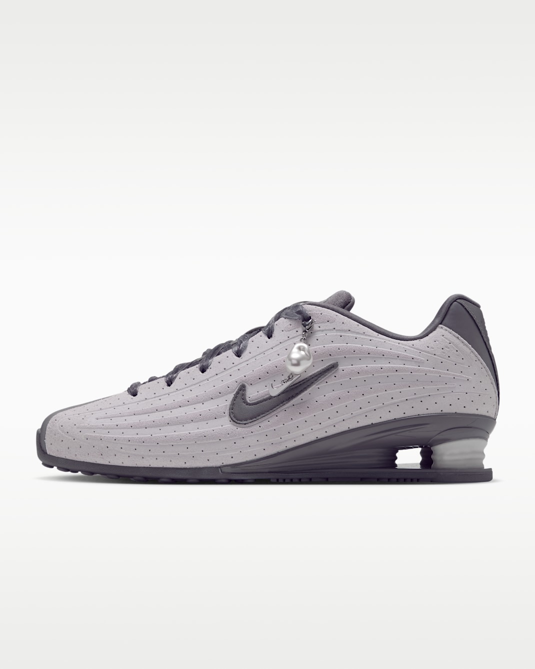 รองเท้าผู้หญิง Nike Shox Z - Vast Grey/Metallic Silver/Pencil Point