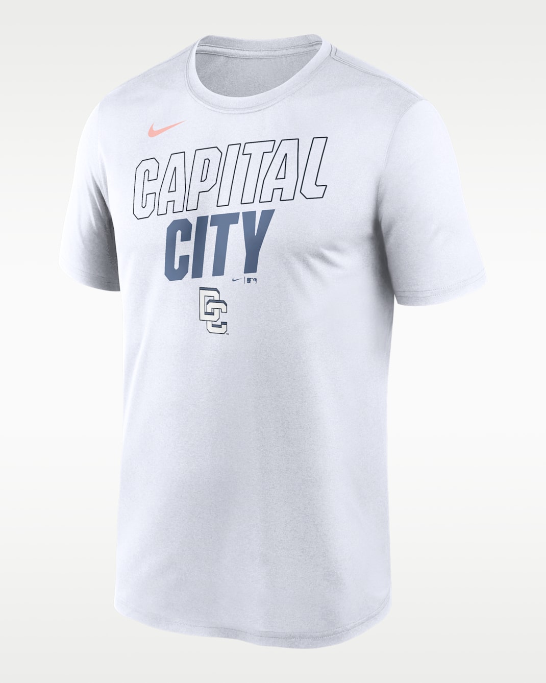 Washington Nationals City Connect Team Phrase Script Men's Nike Dri-FIT MLB T-Shirt - White