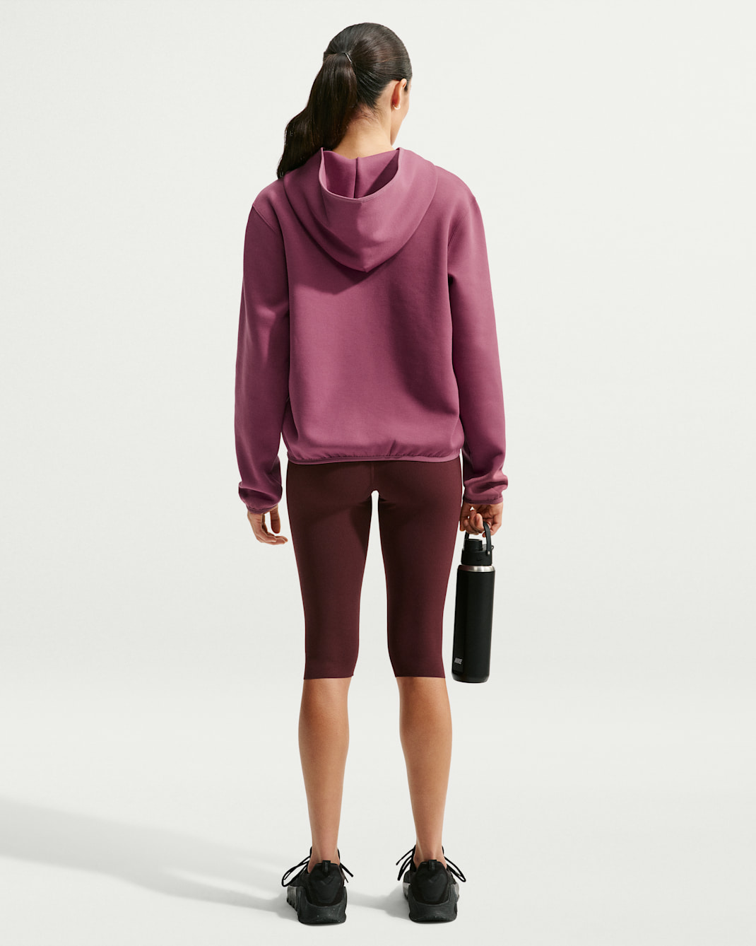Nike Studio Fleece Sport Women's Dri-FIT Pullover Hoodie