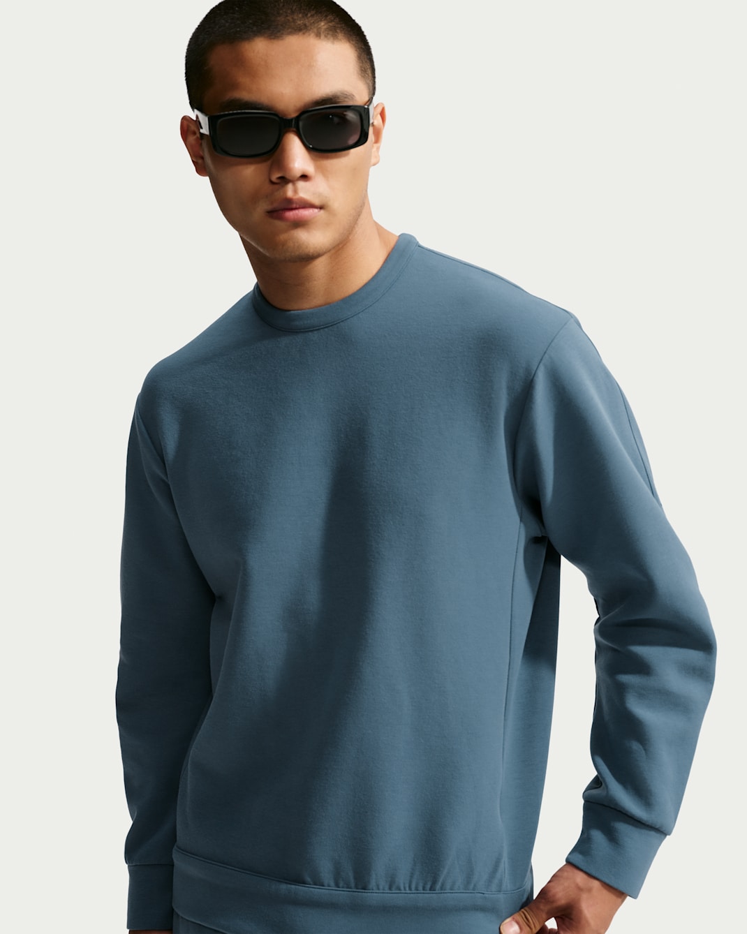 Nike 24.7 ImpossiblySoft Men's Dri-FIT Crew - New Slate/Black/Midnight Navy