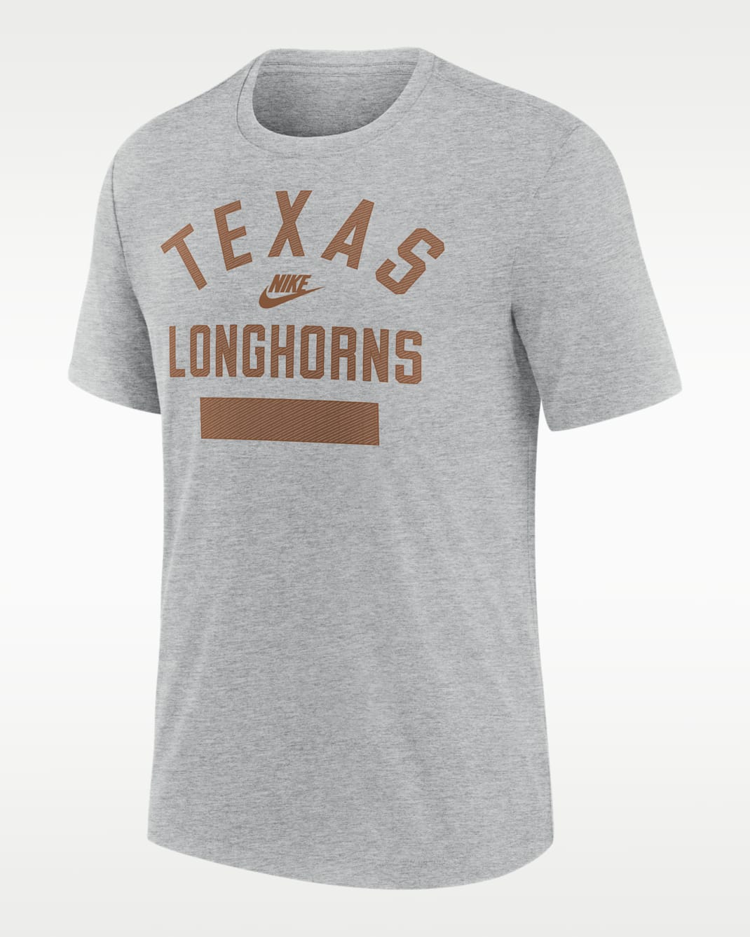 Playera universitaria Nike para hombre Texas Legacy - Gris jaspeado