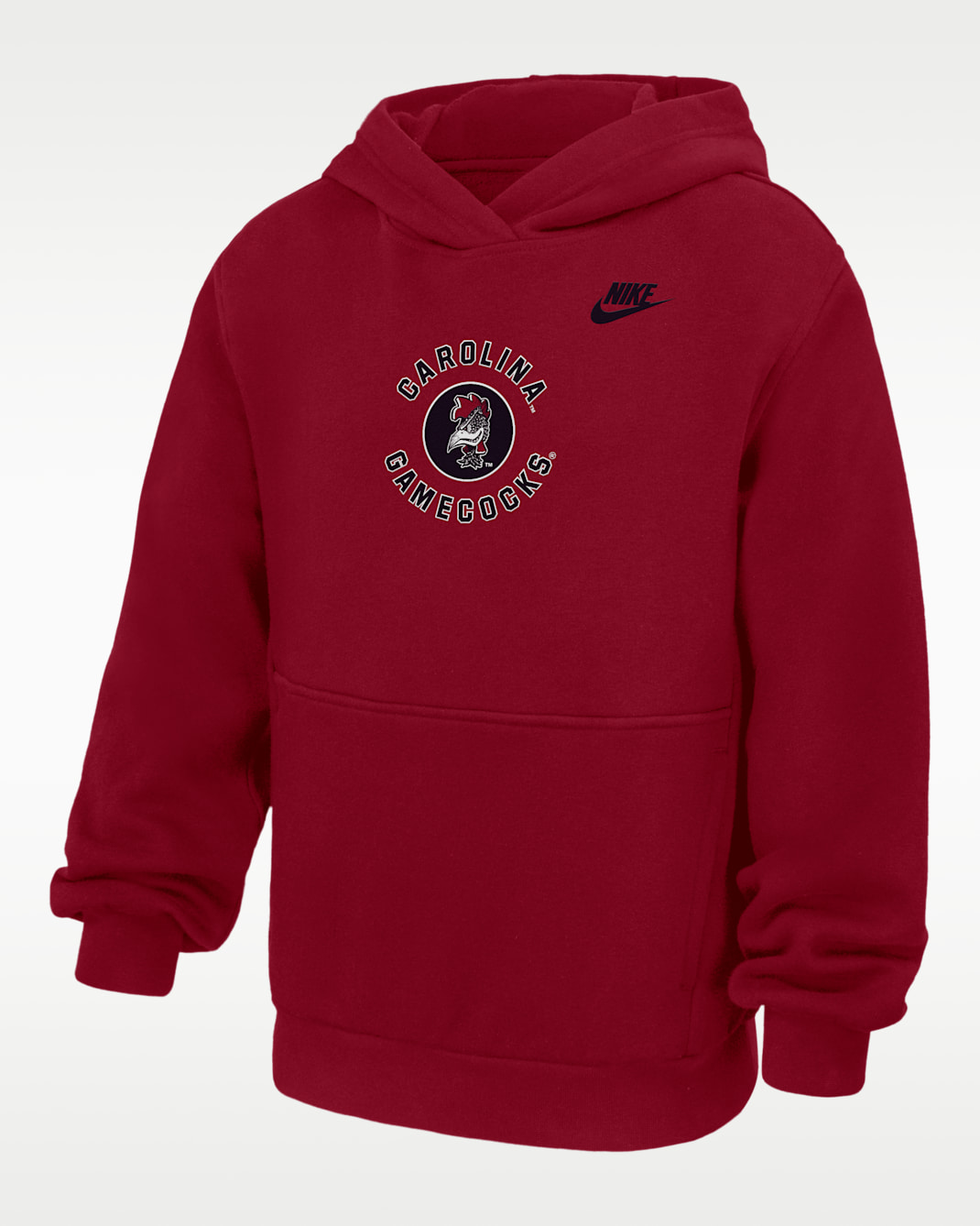 South Carolina Gamecocks Club Big Kids' Nike Pullover Fleece Hoodie - Team Crimson