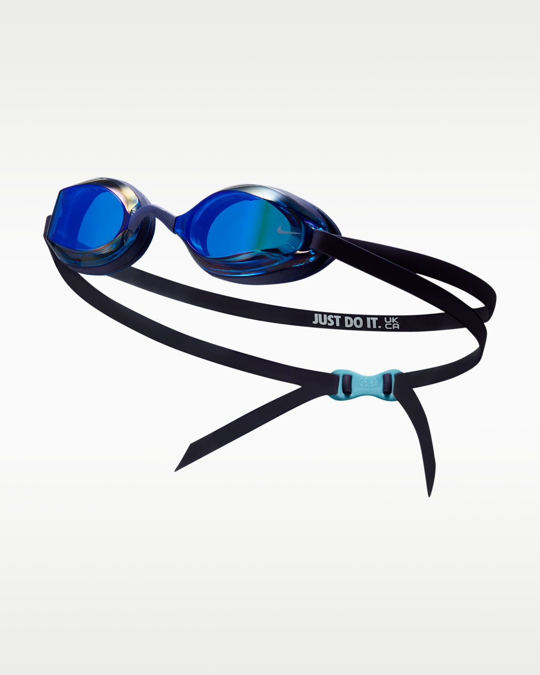 Antiparras espejadas Nike Legacy - Azul marino medianoche/Azul medio/Cerúleo/Blanco