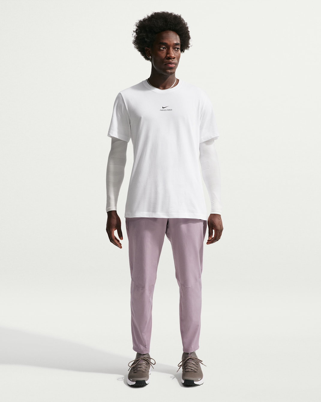 Nike Pro Training Pantalons Dri-FIT - Home - Light Violet Ore/Negre