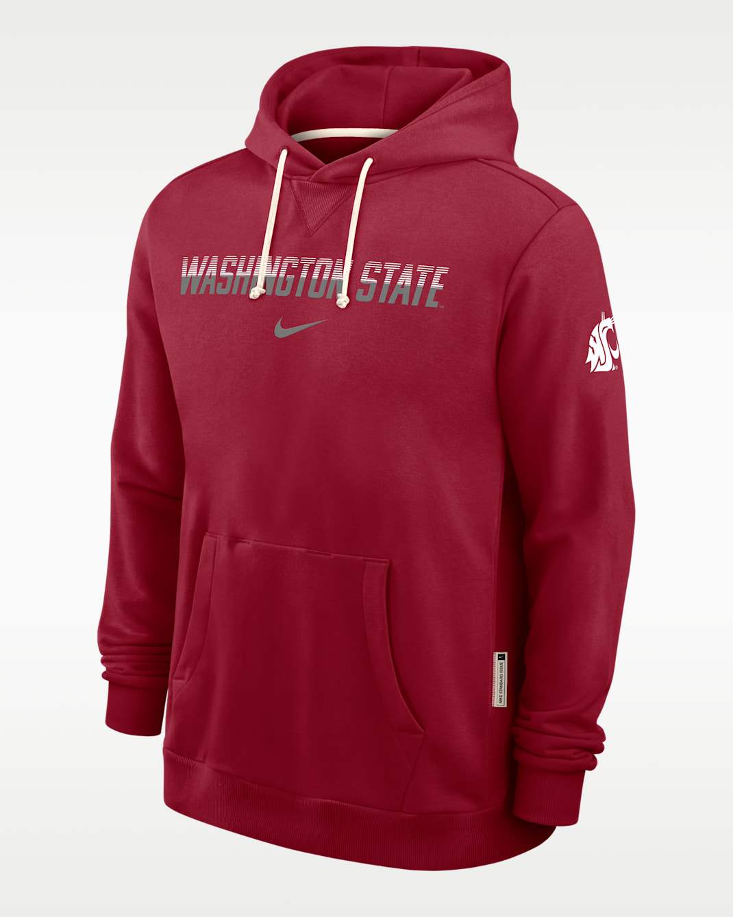 Sudadera con gorro sin cierre sin mangas Dri-FIT para hombre Nike Sideline (Washington State) - Carmesí team