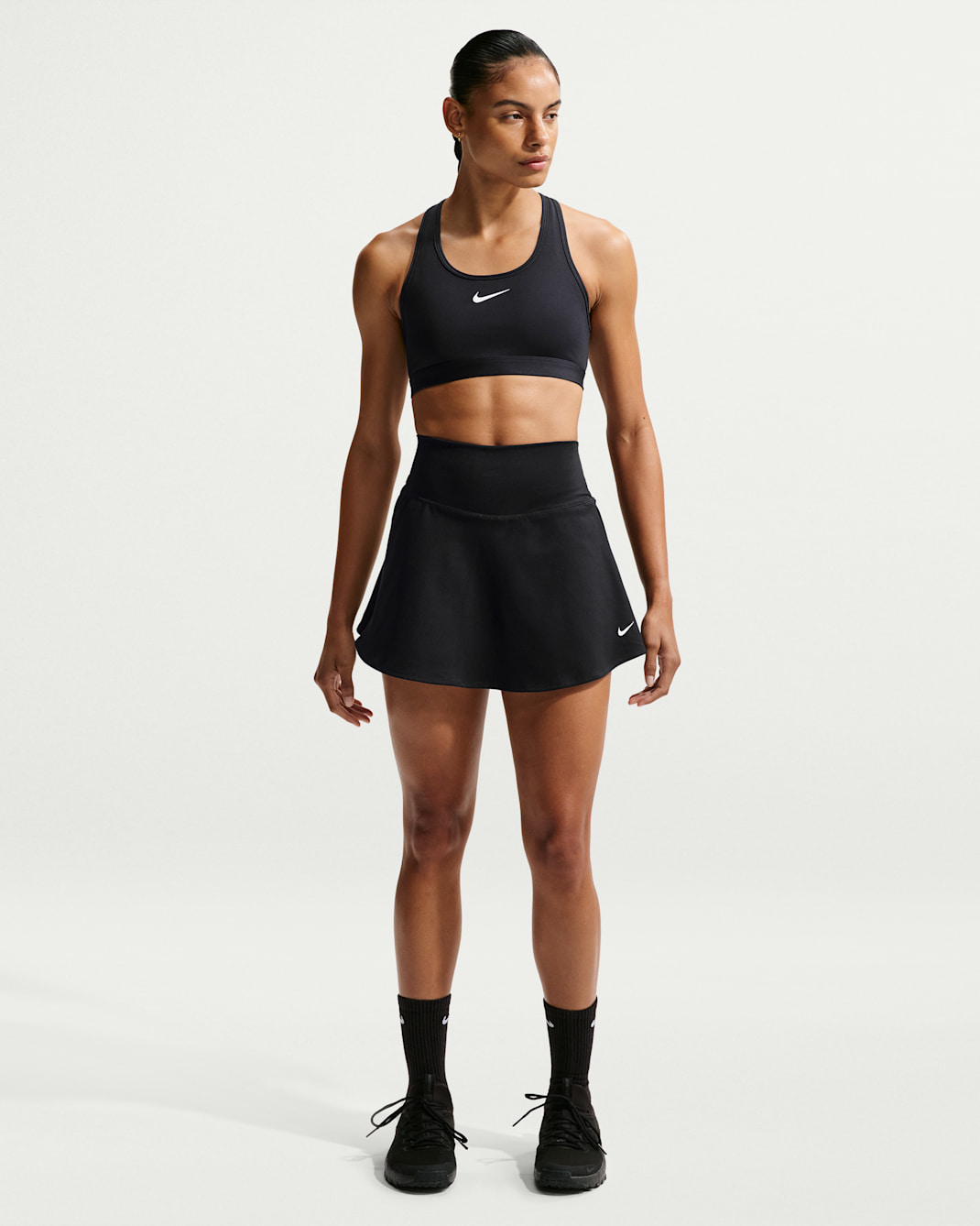 Nike One Women's Dri-FIT Skirt - Black/White
