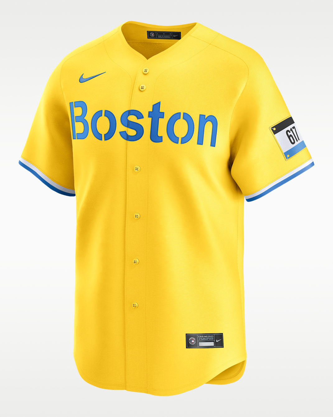 Jarren Duran Boston Red Sox Men's Nike Dri-FIT MLB Limited Jersey - Yellow