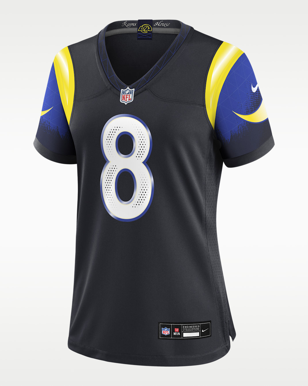 Jersey Nike de la NFL Game para mujer Jared Verse Los Angeles Rams Rivalries Collection - Azul marino