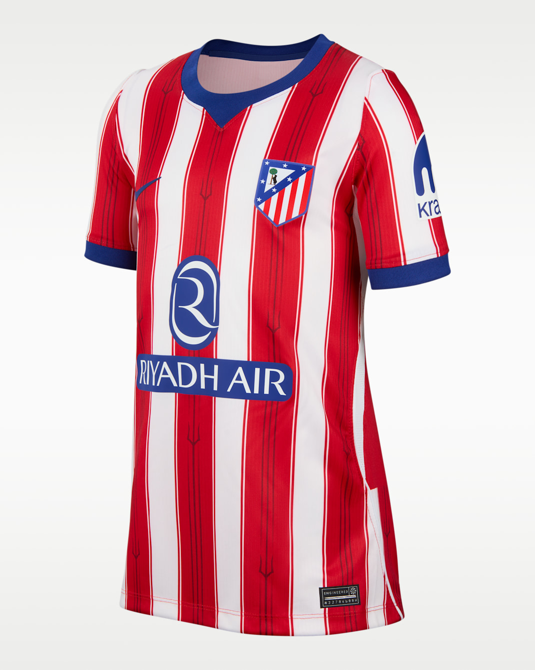 Fotbollströja Atlético Madrid 2026/27 Stadium (hemmaställ) Nike Dri-FIT Replica för ungdom - Vit/University Red/Deep Royal Blue/Deep Royal Blue
