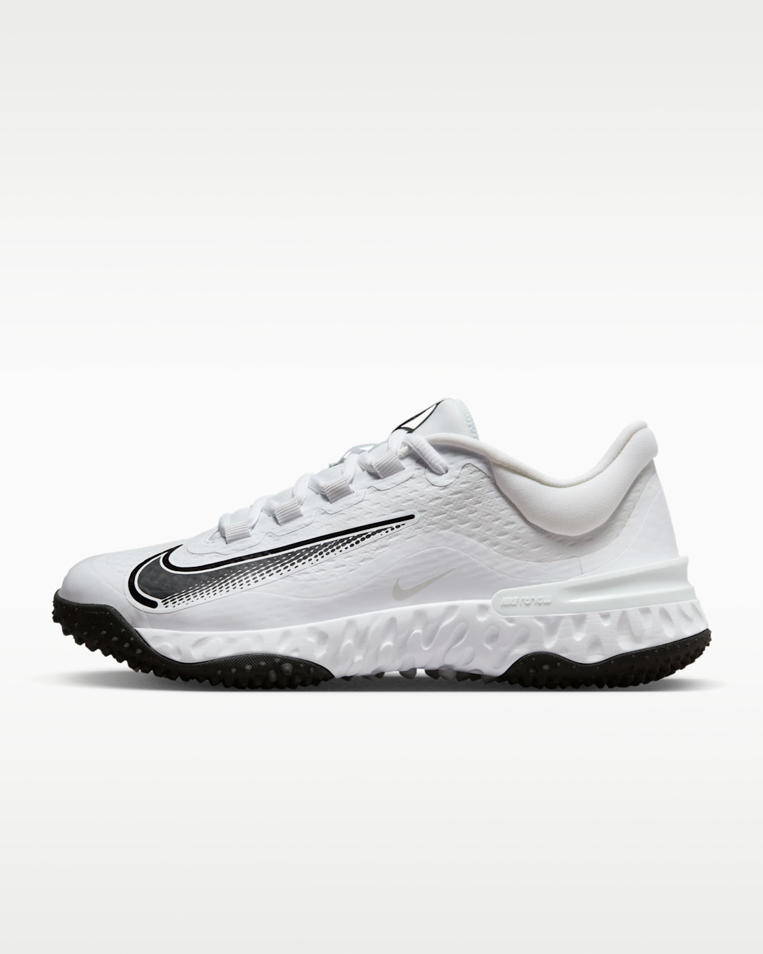 Nike Alpha Huarache Elite 4 Turf Women's Softball Shoes - White/Photon Dust/Black