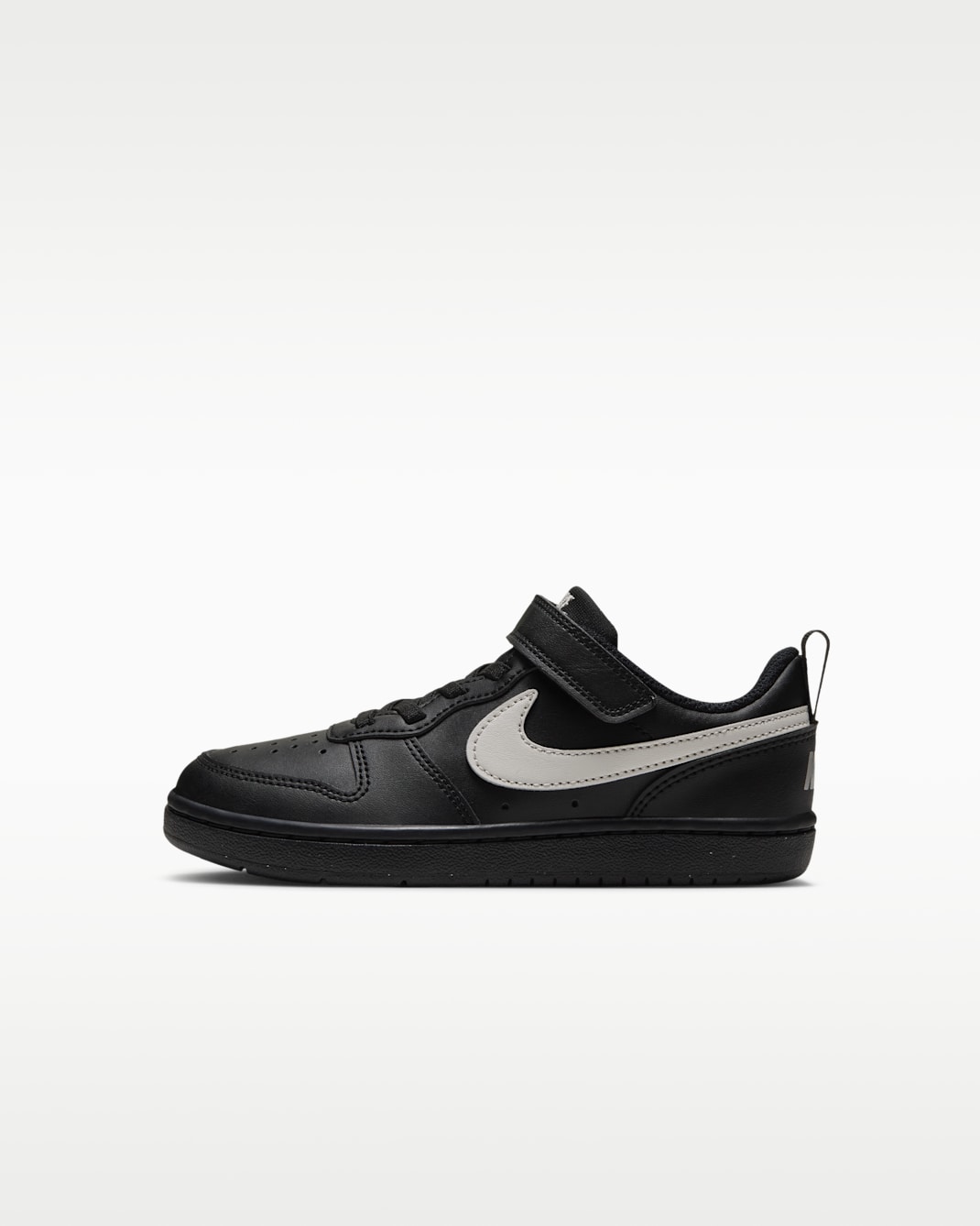 Nike Court Borough Low Recraft Little Kids' Shoes - Black/Light Bone