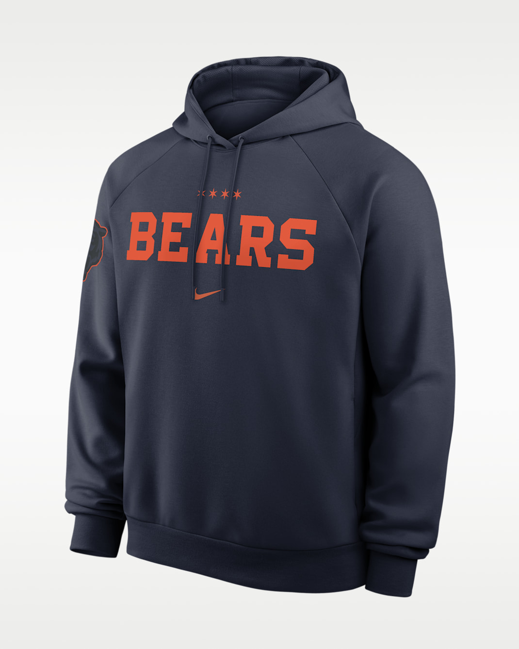 Chicago Bears Rivalries Collection Primary Men's Nike Dri-FIT NFL Pullover Hoodie - Navy
