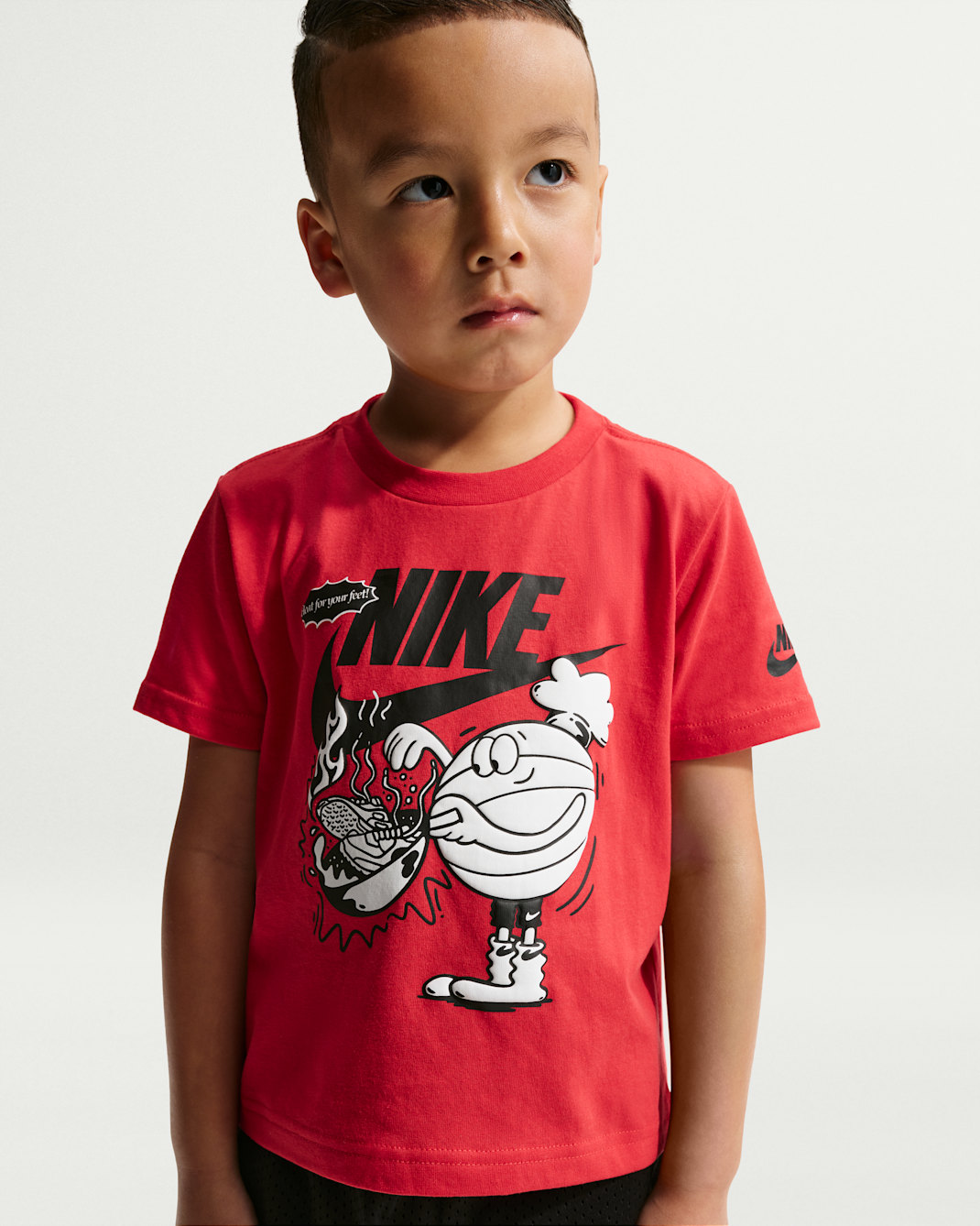 Nike Toddler "Heat For Your Feet" Graphic T-Shirt - University Red