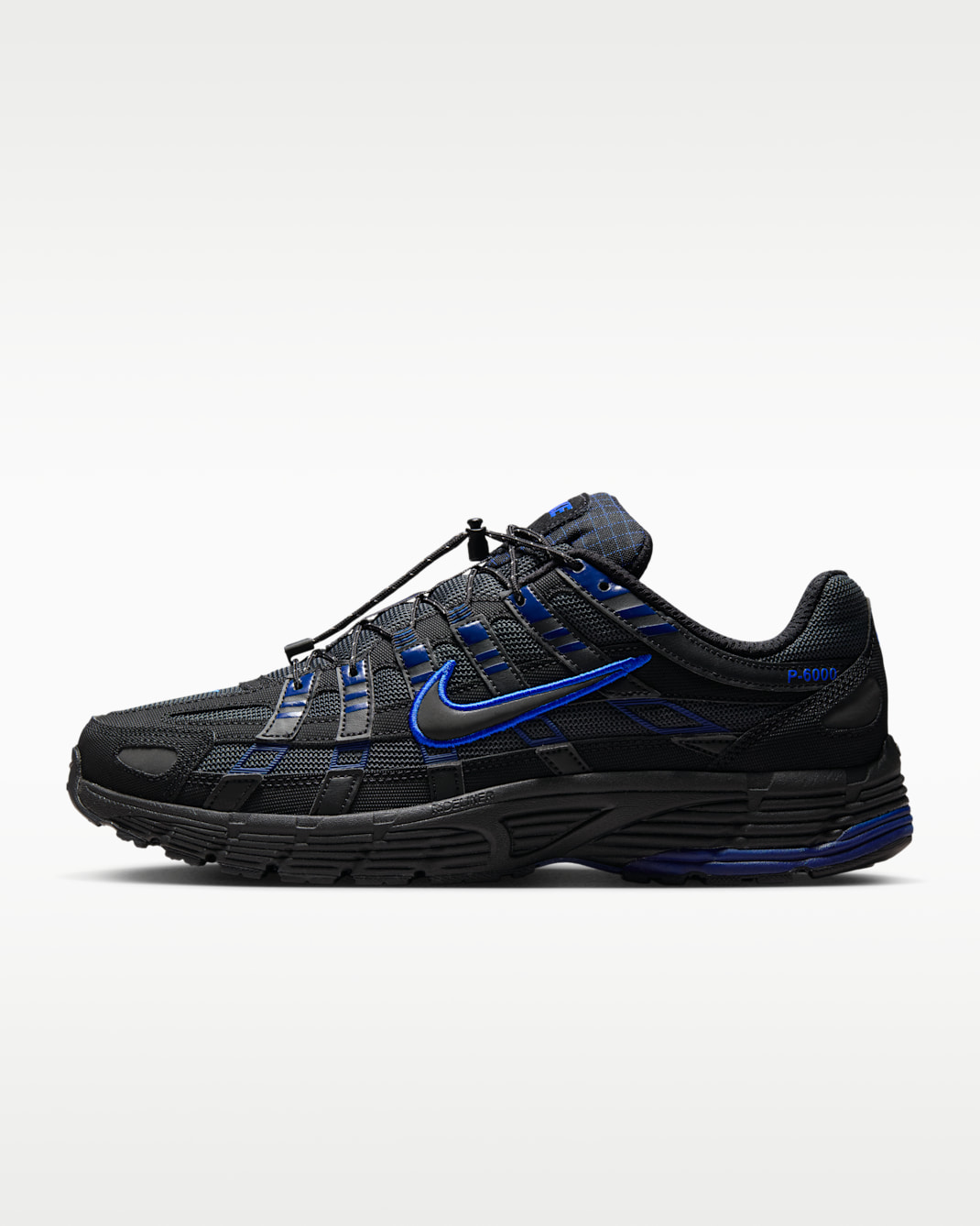 Nike P-6000 Men's Shoes - Black/Anthracite/Blue Void/Racer Blue