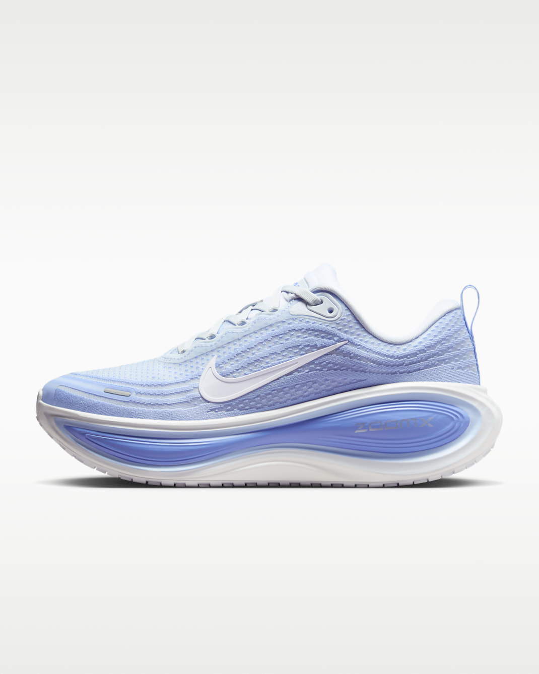 Tenis de correr en pavimento para mujer Nike Vomero Plus - Gris fútbol/Aluminio/Royal pulso/Blanco