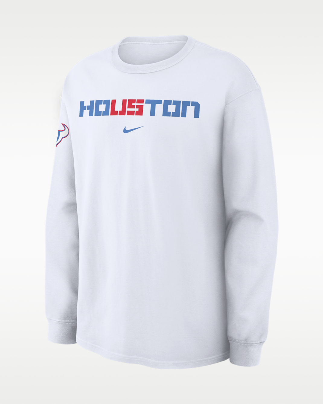Houston Texans Rivalries Collection Max90 Men's Nike NFL Long-Sleeve T-Shirt - White