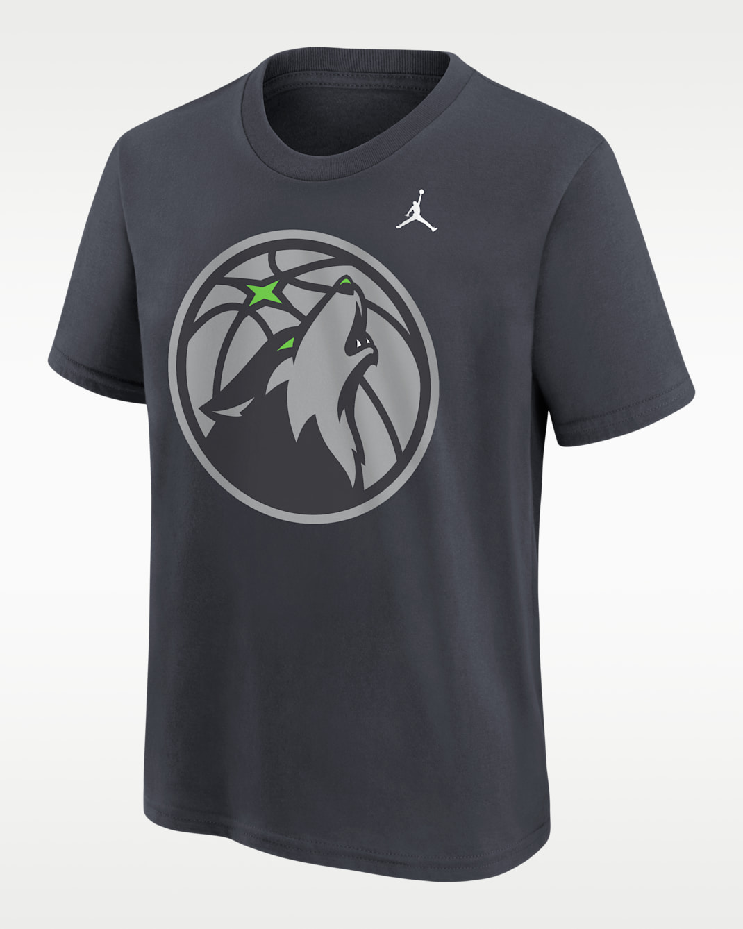 Minnesota Timberwolves Statement Essentials T-Shirt Big Kids' Nike NBA T-Shirt - Anthracite