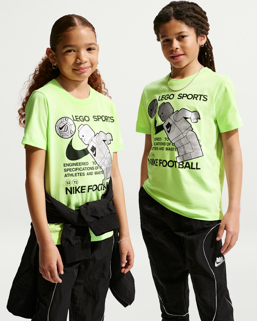 Nike x LEGO® Collection Older Kids' T-Shirt - Light Liquid Lime