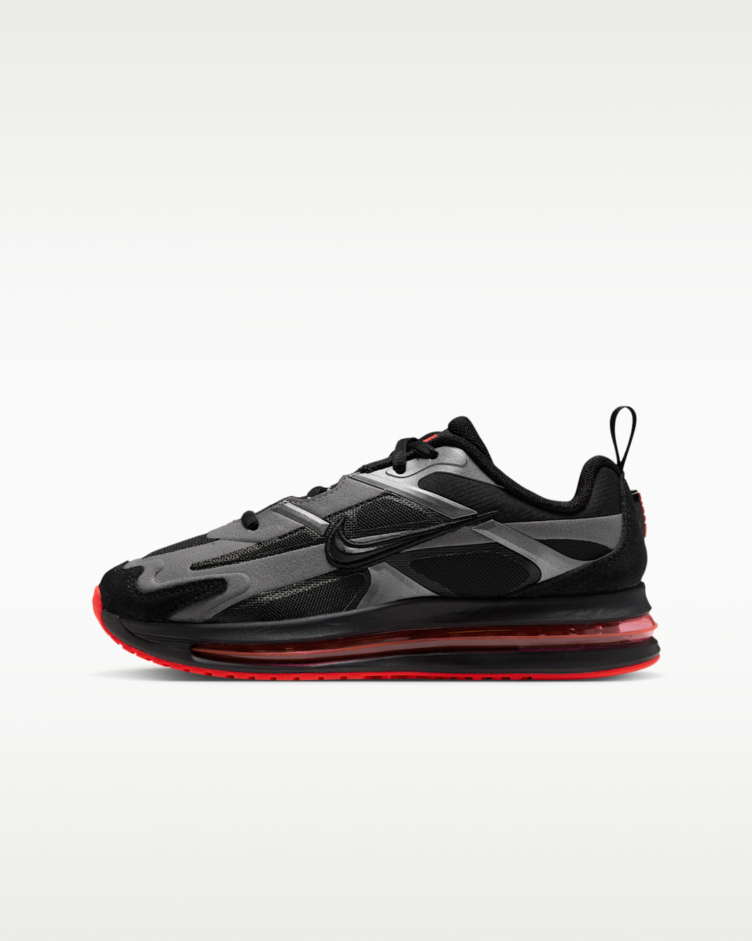 Nike Air Max Metro Older Kids' Shoes - Black/Metallic Dark Grey/Bright Crimson/Black
