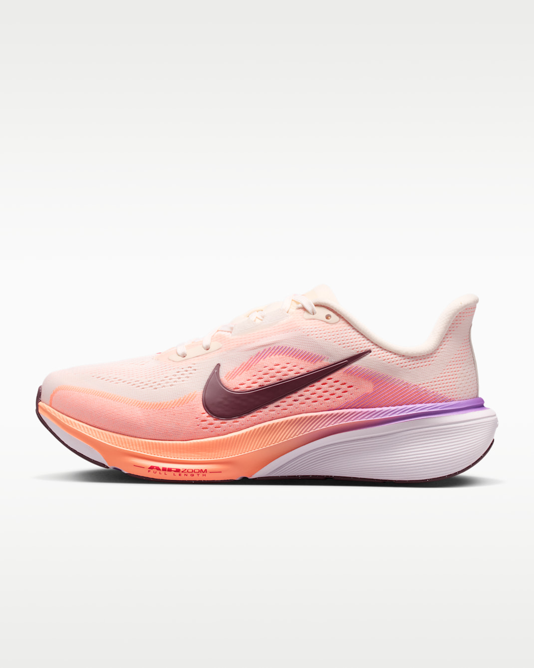 รองเท้าวิ่งโร้ดรันนิ่งผู้หญิง Nike Pegasus 42 (หน้ากว้าง) - Chalk/Orange Pulse/Bright Violet/Tattoo