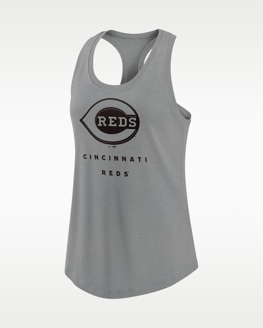 Cincinnati Reds All Day Women's Nike Dri-FIT MLB Racerback Tank Top - Grey