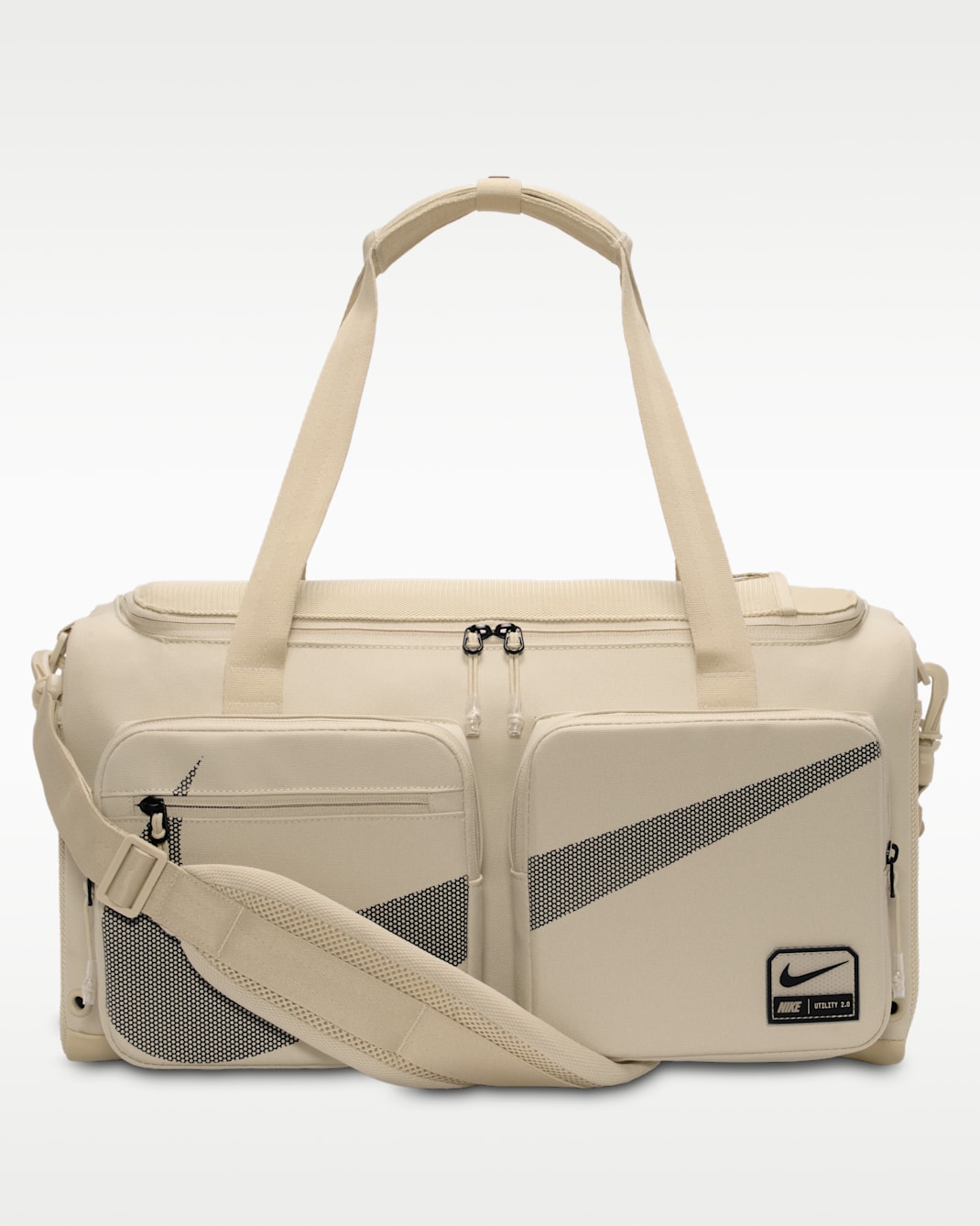 Nike Utility Power 2.0 Duffel Bag (Small, 31L) - Desert Khaki/Desert Khaki/Black