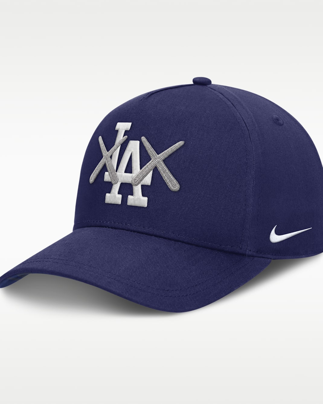 Los Angeles Dodgers Rise Men's Nike x KAWS Dri-FIT MLB A-Frame Trucker Adjustable Hat - Blue