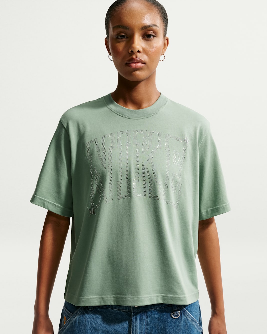 Nike Sportswear Classic Women's Loose T-Shirt - Steam