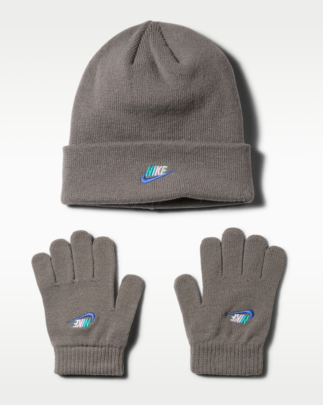 Conjunto de gorro y guantes Club para niños talla grande Nike - Cueva