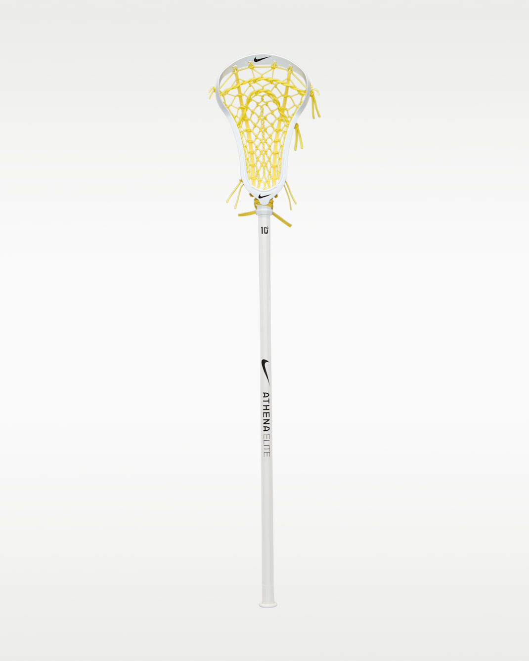 Palo completo de lacrosse para mujer Nike Athena Elite - Blanco/Amarillo
