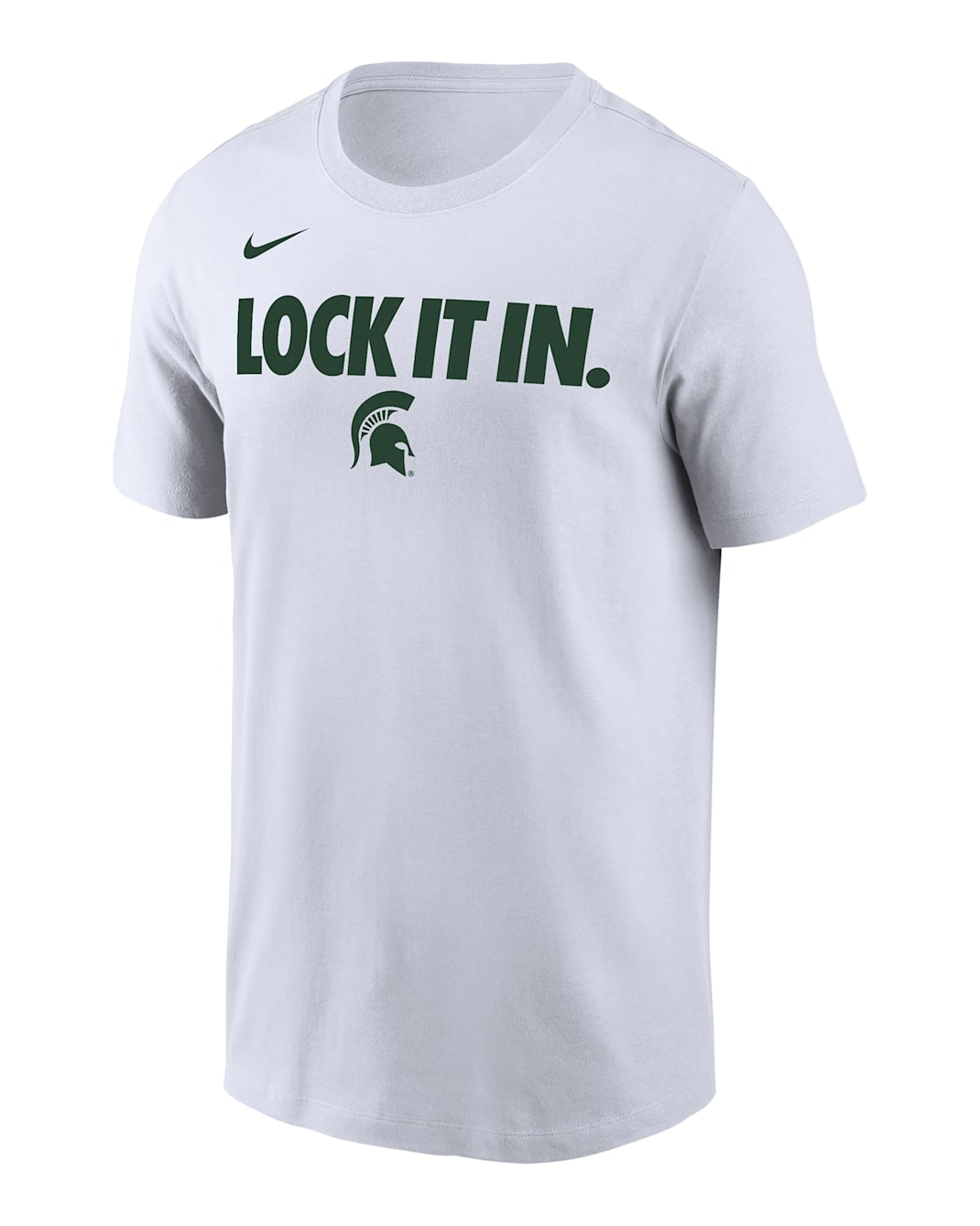 Michigan State 2026 On-Court Bench Men's Nike Dri-FIT College T-Shirt - White