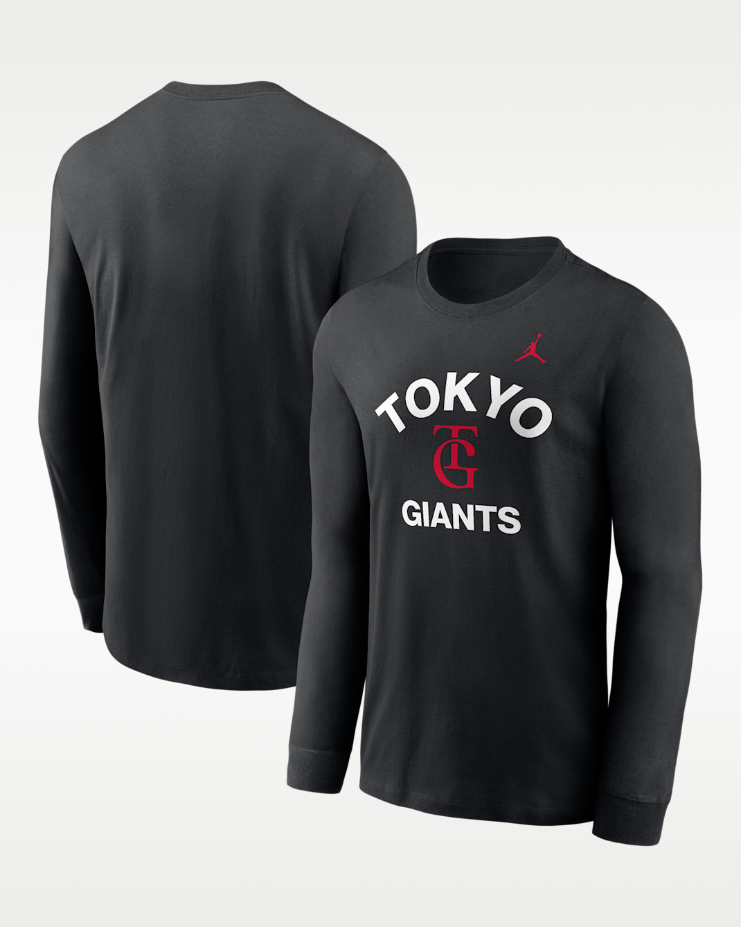 Tokyo Yomiuri Giants x Jordan Exclusive Collection Men's Long-Sleeve T-Shirt - Black