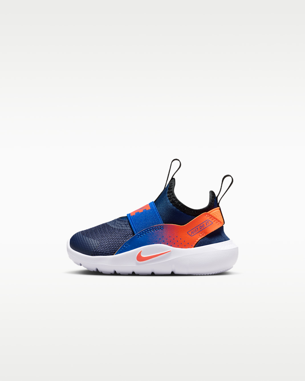 Nike Flex Runner 4 cipő babáknak és totyogóknak - Midnight Navy/Game Royal/Fekete/Total Orange
