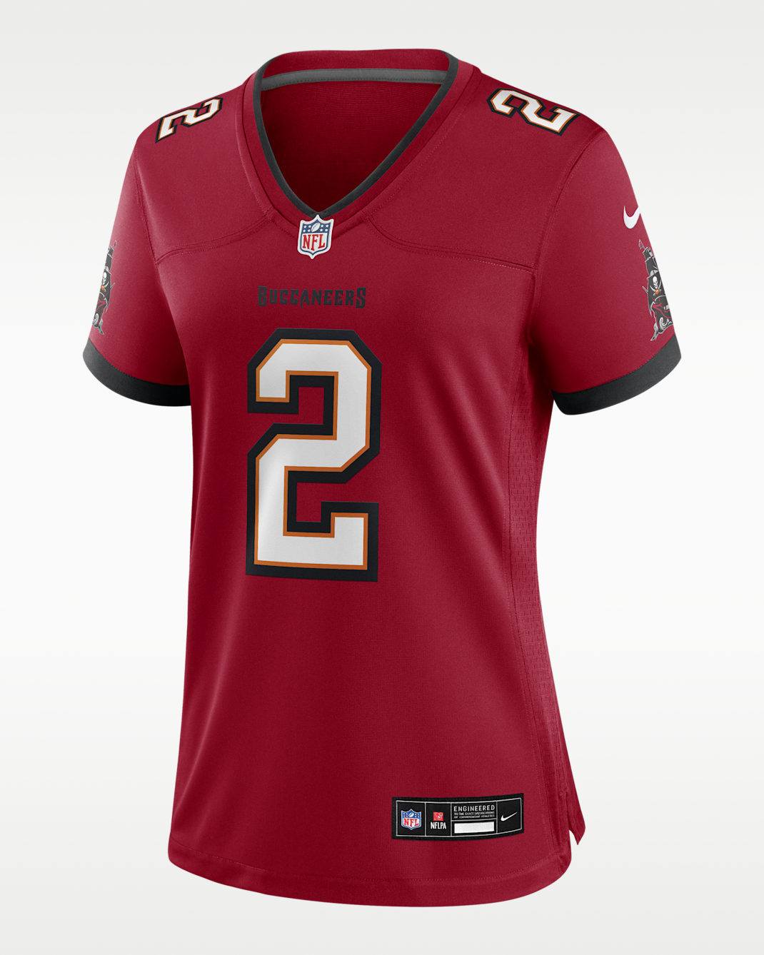 Jersey Nike de la NFL Game para mujer de Emeka Egbuka de los Tampa Bay Buccaneers - Rojo