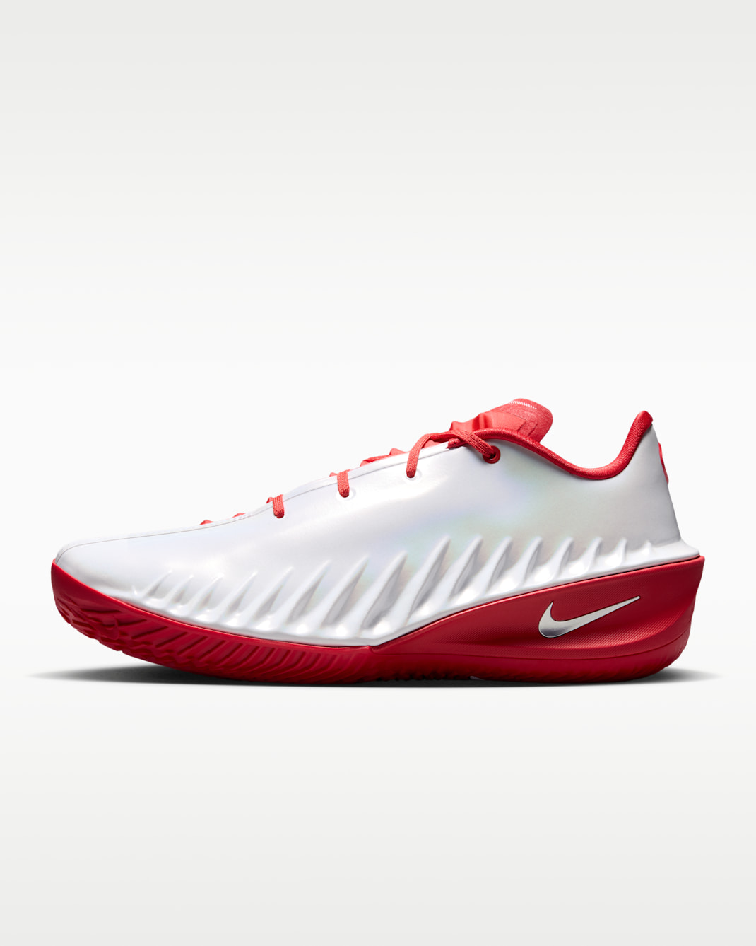 Nike G.T. Cut 4 Basketball Shoes - White/University Red/Metallic Silver