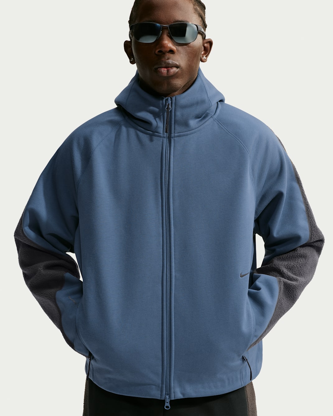 Nike Tech Boreas Men's Therma-FIT Full-Zip Hoodie - New Slate/Anthracite/Black