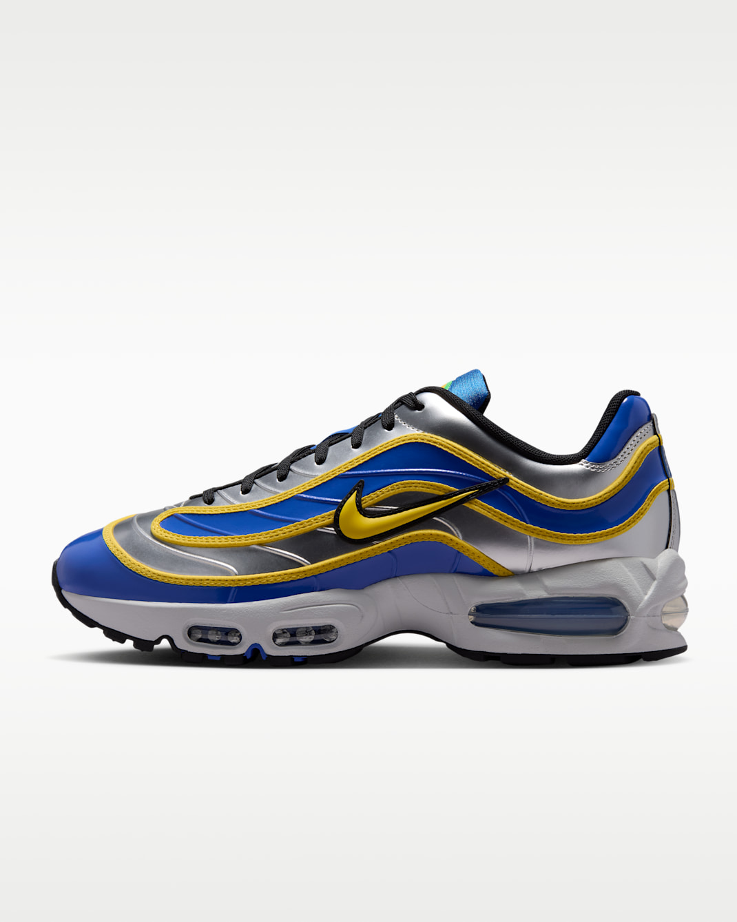Nike Air Max Joga Bonito R9 Men's Shoes - Metallic Silver/Varsity Royal/Black/Varsity Maize