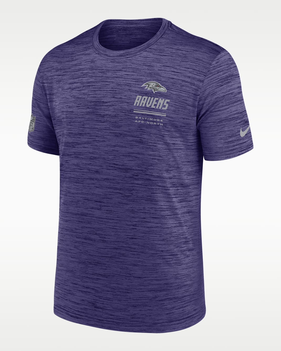 Playera Nike Dri-FIT de la NFL para hombre Baltimore Ravens Sideline Team Issue Velocity - Morado