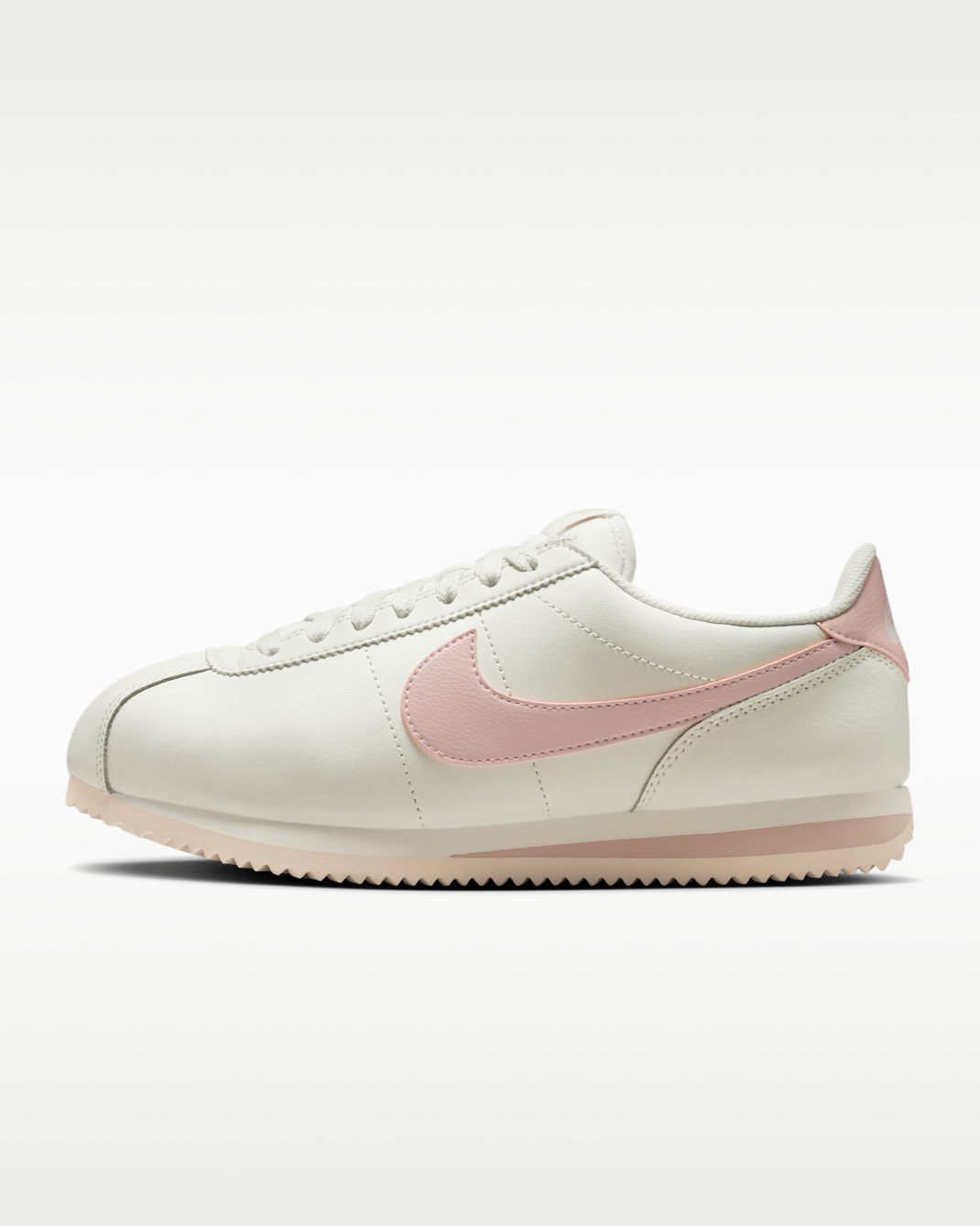 Nike Cortez Leather Women's Shoes - Sail/Silt Red