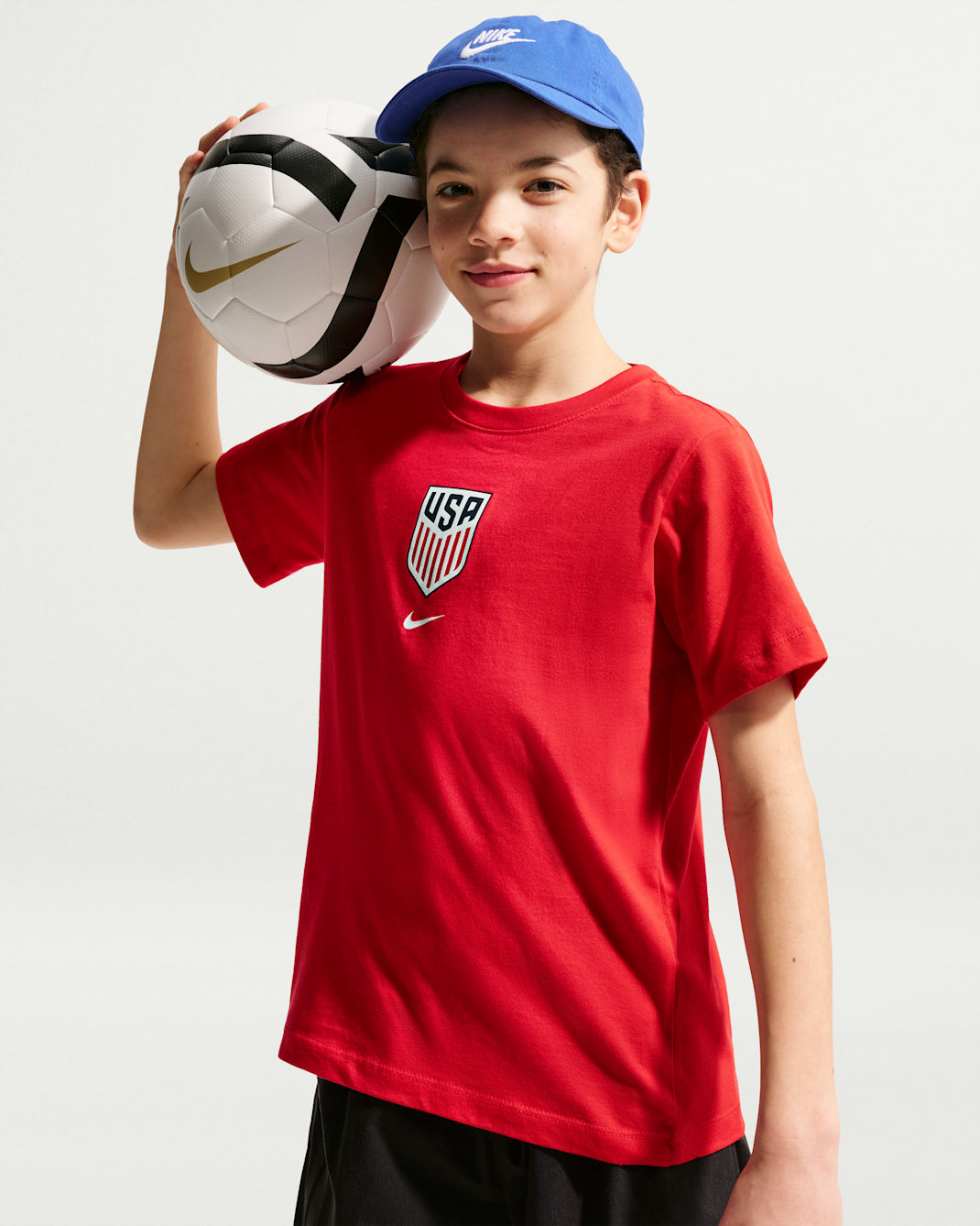 USMNT Big Kids' Nike Soccer T-Shirt - University Red