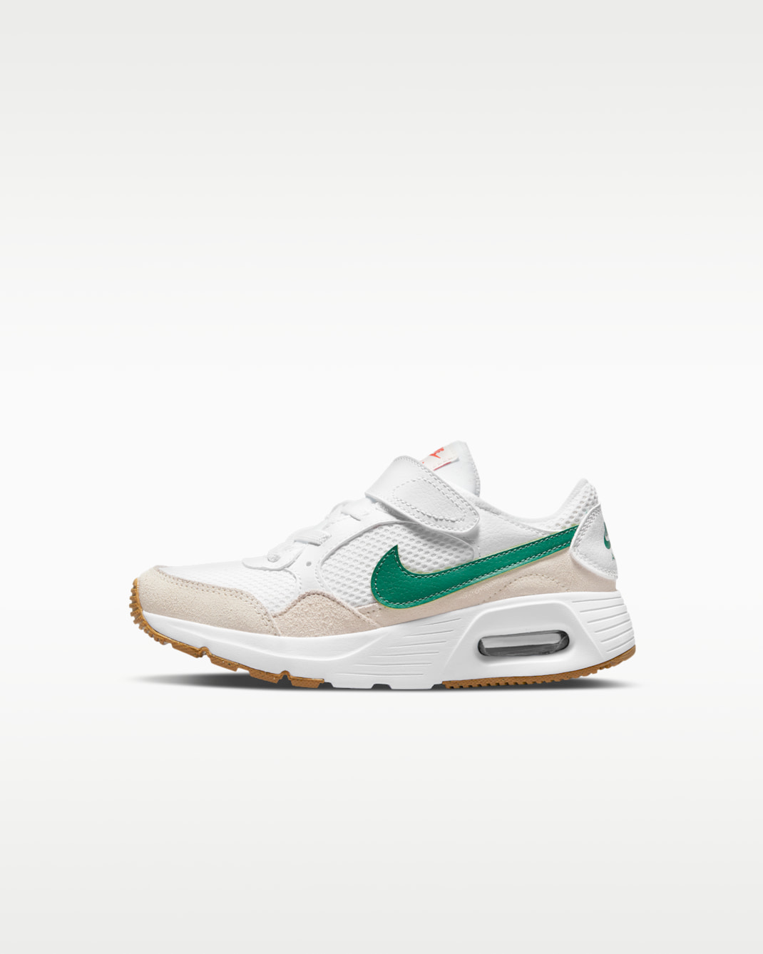 Nike Air Max SC Younger Kids' Shoes - White/Summit White/Gum Light Brown/Green Noise