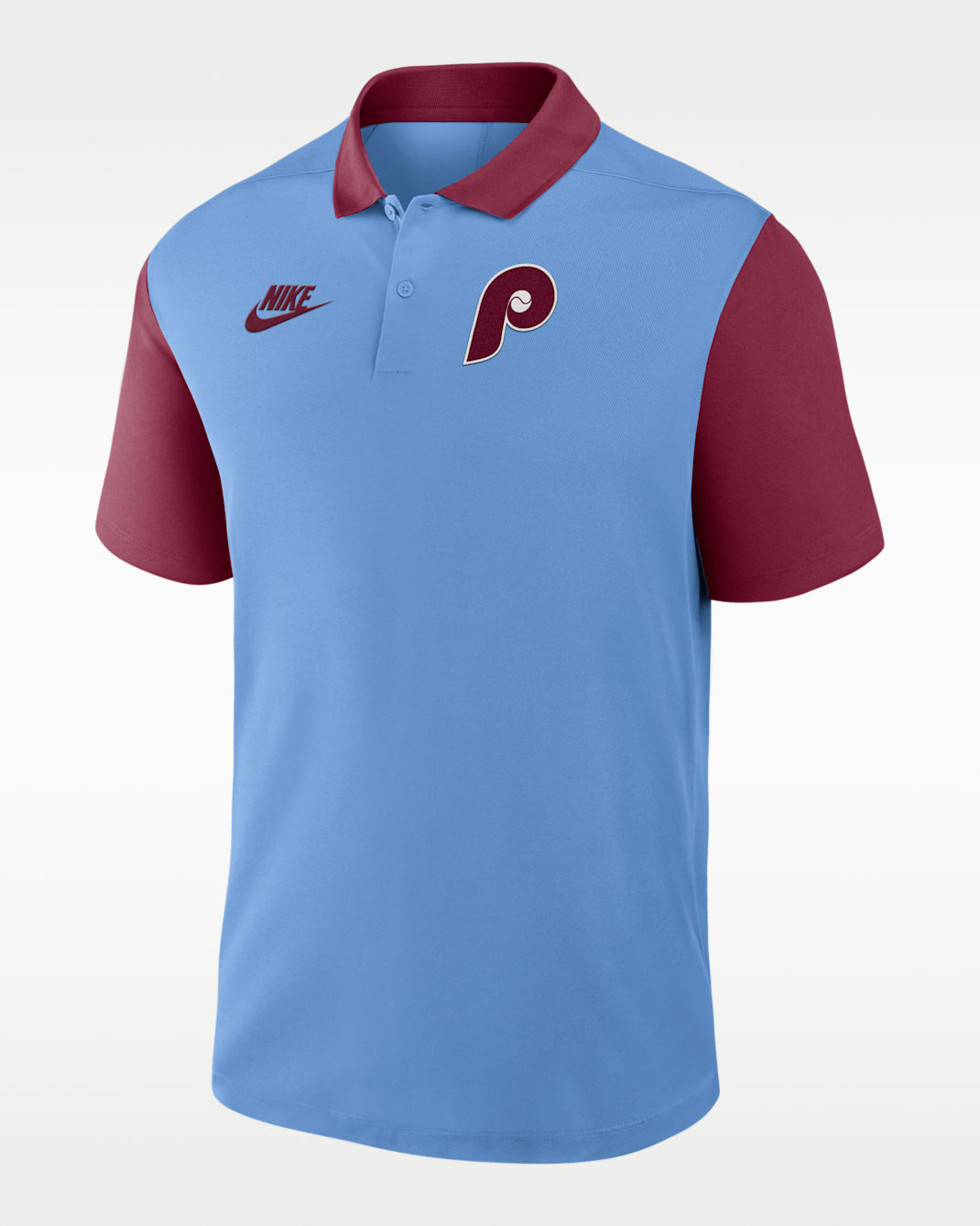 Philadelphia Phillies Cooperstown Victory Men's Nike Dri-FIT MLB Polo - Red